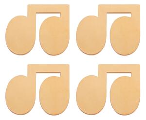 HEM - Disco Coasters (Set of 4) Natural - Glasunderlägg - Luc Fuller