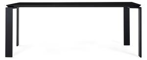 Kartell - Four Table Marble Finish 6523, 190x79, Black - Skrivbord - Ferruccio Laviani - Svart - Metall/Sten