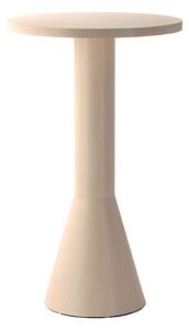 Massproductions - Draft Bar Table H1000 D600, Natural Beech - Barbord - Chris Martin - Träfärgad - Trä