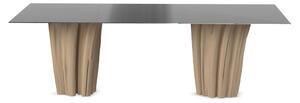 Gervasoni - Brick Rectangular Dining Table 34 - 74x100x200 - Matbord - Paola Navone - Träfärgad - Metall/Trä