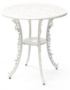 Seletti - Aluminium Table Industry Collection Ø 70 cm H 74 cm - White - Matbord - Studio Job - Vit - Metall