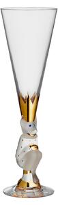 Orrefors - The Sparkling Devil Champagneglas Vit 19 cl - Champagneglas - Gunnar Cyrén - Vit
