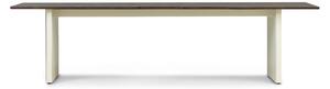 Normann Copenhagen - Panel Table 90 x 300 cm Cream Dark Brown - Matbord - Simon Legald - Brun - Metall/Trä
