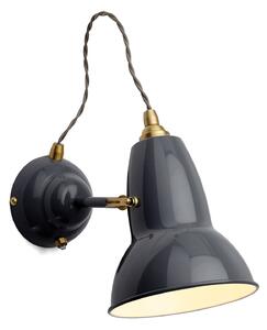 Anglepoise - Original 1227 Brass Wall Lamp, Ink Blue, Excl. LED 10W E27 IP20 - Sänglampor - George Carwardine - Blå