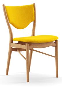 House of Finn Juhl - 46 Chair, Dark oiled oak, Cat. 4 Vidar 443 - Matstolar - Finn Juhl - Träfärgad,Gul - Trä/Textilmaterial