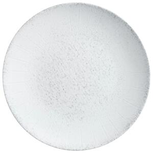 VEGA Platt tallrik Caju utan bräm; 28 cm (Ø); Vit/Grå; Rund; 6 Styck / Förpackning