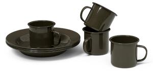 Ferm Living - Yard Picnic Set Of 8 Olive Green