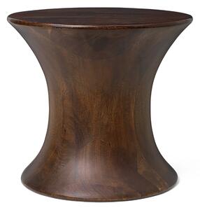Ferm Living - Spin Stool Brown - Pallar - Brun - Trä