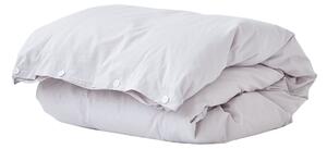 Tekla - Percale Double cover 220x220, Soft Grey - Påslakan - Grå