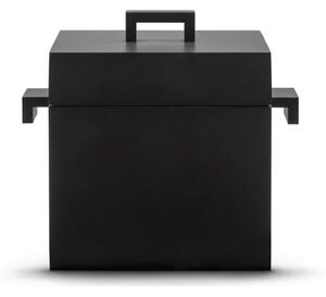 Alessi - La Cubica Casserole / Black - Grytor och kastruller - Aldo Rossi - Svart