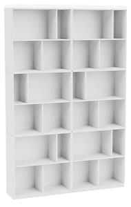 Montana - Read Spacious Bookshelf, Plinth H3 cm - New White - Hyllor - Peter J. Lassen - Vit - MDF