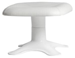 Artek - Karuselli Ottoman, Läder L1, Prestige White - Fotpallar - Yrjö Kukkapuro - Vit - Läder/Metall/Syntetiskt