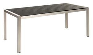 PERETA Matbord 180x90 cm Svart/Silver -