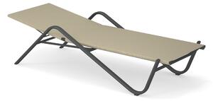 EMU - Holly sunbed, Antic Iron/Beige - Solsängar - Metall