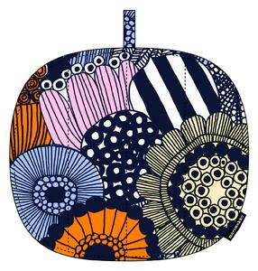 Marimekko - Pieni siirtolapuutarha grytlapp white light yellow orange light blue - Grytlappar och grytvantar - Maija Louekari - Orange,Vit,Blå,Gul