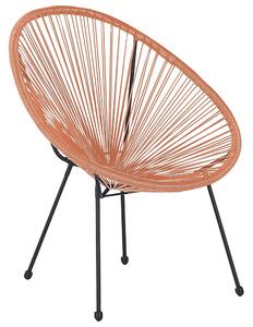 CAYACO Utefåtölj Orange/Svart -
