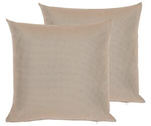 LEWISVILLE Utomhuskudde 40x40 cm 2 st Beige -