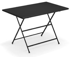 EMU - Arc en Ciel Folding Table 110 cm, Black - Balkong- och cafébord - Svart - Metall