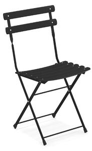 EMU - Arc en Ciel Folding Chair, Black - Balkong- och caféstolar - Svart