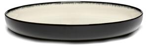 Serax - Dé High plate XL VAR D D27cm white/black - Djupa tallrikar - Ann Demeulemeester - Vit
