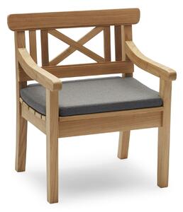 Fritz Hansen - Drachmann Chair Cushion, Outdoor Textile / Charcoal - Dynor och kuddar - Skagerak Design Team - Brun