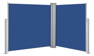 Infällbar sidomarkis blå 100x600 cm - Blå