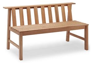 Fritz Hansen - Plank 144 - Trädgårdsbänkar - Aurélien Barbry - Brun - Trä