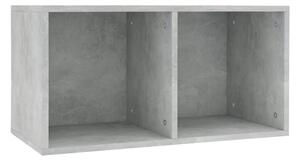 Vinylhylla betonggrå 71x34x36 cm spånskiva - Grå