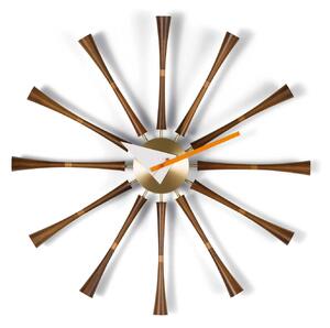 Vitra - Spindle Clock - Klockor - George Nelson - Brun