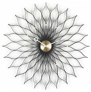 Vitra - Sunflower Clock, Black/brass - Klockor - George Nelson - Svart