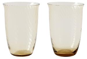 &Tradition - Collect Drinking Glass Sc61 - Set of 2 - Dricksglas - Space Copenhagen - Orange