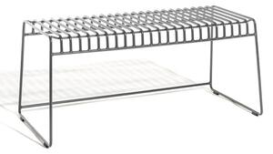 Skargaarden - Resö Bench, Charcoal Grey Metal - Trädgårdsbänkar - Matilda Lindblom - Svart - Metall