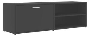 TV-bänk svart 120x34x37 cm spånskiva - Svart