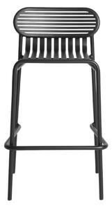 Petite Friture - Week-End, High Stool, Black - Barstolar utomhus - Studio Brichet-Ziegler - Svart - Metall