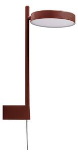 Wästberg - Pastille w182br2 Vägglampa, Oxide Red, Lång Arm, Exkl. Max 6,3W LED COB, 2700K, Dimbar - Vägglampor - Kim Colin,Sam Hecht - Röd