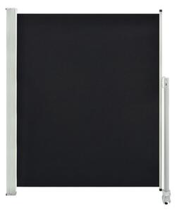 Infällbar sidomarkis 160x300 cm svart - Svart