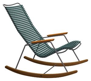 Houe - CLICK Rocking Chair - Pine Green - Solstolar - Henrik Pedersen - Metall/Trä/Plast