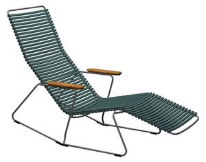 Houe - CLICK Sunrocker - Pine Green - Solstolar - Henrik Pedersen - Metall/Trä/Plast