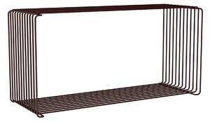 Montana - Panton Wire Extended hylla, djup 25,7 cm - Black Red - Hyllor & Hyllsystem - Verner Panton - Svart - Metall