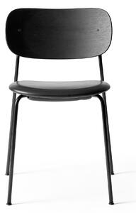 Audo Copenhagen - Co Chair Black Steel Base Black Oak, Leather Dakar 0842 - Matstolar - Norm Architects - Svart - Läder/Metall/Trä