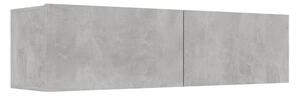 TV-bänk betonggrå 120x30x30 cm spånskiva - Grå