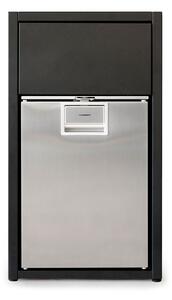 Röshults - Open Kitchen Cabinet Fridge, Anthracite, Stainless Steel - Utekök - Broberg & Ridderstråle