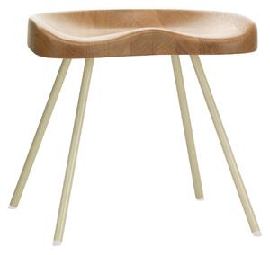 Vitra - Tabouret 307 Solid Natural Oak - Pallar - Jean Prouvé - Träfärgad - Trä