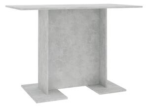 Matbord betonggrå 110x60x75 cm spånskiva - Grå
