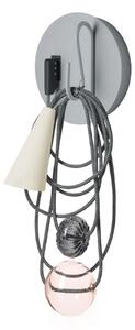 Foscarini - Filo Wall, Amethyst Queen, Incl. LED Retrofit 4W G9, 3000K, 400 lm CRI>80 - Vägglampor - Andrea Anastasio - Flerfärgad