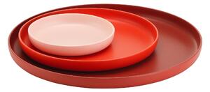 Vitra - Trays - Set of 3 Red - Serveringsbrickor - Jasper Morrison