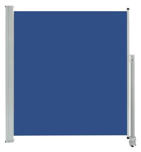 Infällbar sidomarkis 140x300 cm blå - Blå