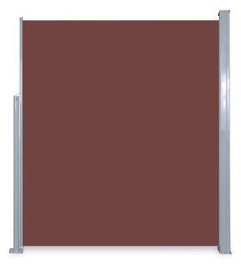 Infällbar sidomarkis 160x300 cm brun - Brun