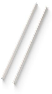New Works - Wall Bar 900 2-Pack White - Hyllor & Hyllsystem - Knut Bendik Humlevik - Vit - Metall