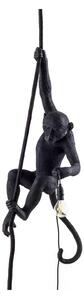 Seletti - Monkey Lamp Outdoor Ceiling Black - Vägglampor utomhus - Marcantonio Raimondi Malerba - Svart